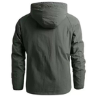 Мужская Водоотталкивающая Куртка ARMY с капюшоном олива размер XL - изображение 2