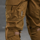 Мужские штаны с наколенниками 7.62 рип-стоп / Брюки с эластичными вставками койот размер 3XL - изображение 5