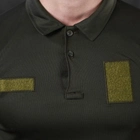Чоловіче поло Tactical Series Coolmax з липучками для шевронів олива розмір M - зображення 5