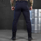 Мужские штаны Patriot стрейч коттон темно-синие размер XL - изображение 3