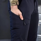 Чоловічі штани Patriot стрейч коттон темно-сині розмір XL - зображення 4