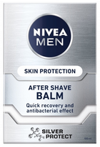 Balsam po goleniu Nivea Men Skin Protection Silver Protect 100 ml (4005808571895) - obraz 1