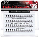 Sztuczne rzęsy Ardell Triple Indiciduals Long Black (074764664976) - obraz 1