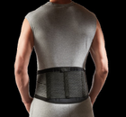 Корсет, пояс, бандаж, для поддержки спины, пояснично-крестцовый, черный (MA252) - зображення 3