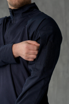 Чоловічий убакс синій колір ДСНС бойова сорочка з довгим рукавом 46 - зображення 2