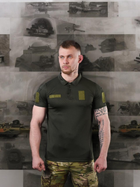 Тактическая мужская футболка поло под шеврон 54р. 2XL 053/7 Олива - изображение 1