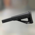 Приклад із трубою для помпових рушниць DLG Tactical TBS Solid DLG-083, Com Spec, колір – Чорний - зображення 1