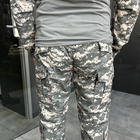 Штани тактичні Combat з пазами під наколінники, полікоттон, піксель НАТО, розмір 3XL, штани для військових - зображення 8