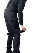 Жіночі поліцейські тактичні штани 48 чорні утеплені - зображення 9