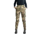 Жіночі тактичні штани утеплені софтшел 48 мультикам - зображення 10