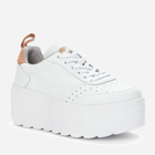 Sneakersy damskie na wysokiej platformie Grunberg 147564/11-01E 36 23 cm Białe (4255679955878) - obraz 2