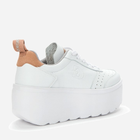Sneakersy damskie na wysokiej platformie Grunberg 147564/11-01E 37 24 cm Białe (4255679955885) - obraz 3