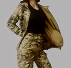 Женские тактические брюки утеплённые софтшелл 42 мультикам - изображение 2