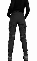 Жіночі поліцейські тактичні штани 50 чорні утеплені - зображення 6