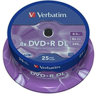 Verbatim DVD+R 8,5 GB DL 8x Ciasto 25 szt. (43757) - obraz 1