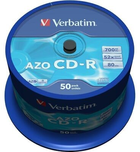 Verbatim CD-R 700Mb 52x Cryst Cake 50 (43343) - зображення 1