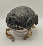 Каска шлем кевларовая военная тактическая баллистическая Украина ОБЕРІГ R - PRO (череп)fast(фаст)клас 1ДСТУ - изображение 1