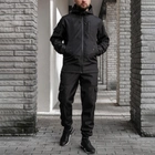 Чоловіча куртка + штани Intruder Easy Softshell чорні розмір 2XL - зображення 1