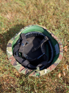 Тактический кавер на шлем мультикам с креплением ЗСУ , Военный Чехол на каску маскировочный армейский мультикам - изображение 5