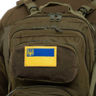 Шеврон патч на липучке "Флаг Украины с гербом" TY-9925 желтый-голубой - изображение 6