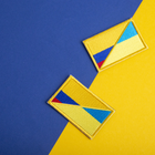 Набор шевронов 2 шт с липучкой IDEIA Флаг Украины и Колумбии 5х8 см, вышитый патч (4820227282418) - изображение 6