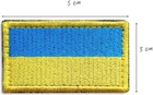 Набір шевронів 2 шт з липучкою IDEIA Тризуб 7х9 см та Прапор України 5х3 см (4820227281053) - зображення 6