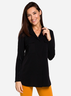 Туніка-сорочка жіноча Stylove S144 S Чорна (5903068436611) - зображення 4