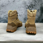 Ботинки берцы легкие тактическая обувь натуральная кожа усиленная пятка и носок 43р (стелька Air уменьшает нагрузку на стопу) - изображение 4
