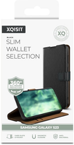 Etui z klapką Xqisit NP Slim Wallet Selection Anti Bac do Samsung Galaxy S23 Black (4029948226576) - obraz 6