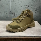 Ботинки берцы легкие тактическая обувь натуральная кожа усиленная пятка и носок 45р - изображение 3