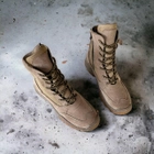 Берцы ботинки легкие тактическая обувь натуральная кожа усиленная пятка и носок 48р (3D сетка, стелька уменьшает нагрузку на стопу) - изображение 3