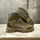 Ботинки берцы легкие тактическая обувь натуральная кожа усиленная пятка и носок 49р (3D сетка, стелька уменьшает нагрузку на стопу) - изображение 2