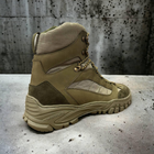 Ботинки берцы легкие тактическая обувь натуральная кожа усиленная пятка и носок 45р (3D сетка, стелька уменьшает нагрузку на стопу) - изображение 5