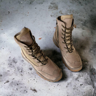 Берцы ботинки легкие тактическая обувь натуральная кожа усиленная пятка и носок 49р (3D сетка, стелька уменьшает нагрузку на стопу) - изображение 3