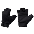 Рукавиці тактичні MIL-TEC Army Fingerless Gloves Black XL - зображення 1