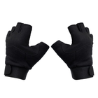Рукавиці тактичні MIL-TEC Army Fingerless Gloves Black XL - зображення 3