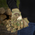 Тактические перчатки полнопалые с защитой Multicam L - изображение 5
