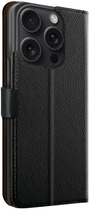 Etui z klapką Xqisit NP Slim Wallet Selection Anti Bac do Apple iPhone 15 Pro Max Black (4029948227634) - obraz 2