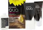 Крем-фарба для волосся Garnier Olia 6.3 Gold light brown 112 мл (3600541298736) - зображення 2
