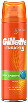 Гель для гоління Gillette Fusion Shave Gel Sensitive для чутливої шкіри 200 мл (7702018617074) - зображення 1