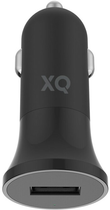 Автомобільний зарядний пристрій Xqisit Car Charger 2.4 A Single USB-A Black (4029948222356) - зображення 1