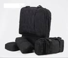 Рюкзак тактический на 55л (53х35х22 см), с подсумками, олива/ Туристический рюкзак с системой Molle - изображение 2