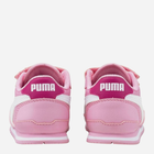 Buty sportowe dziecięce dla dziewczynki na rzepy Puma St Runner V3 Nl V Inf 384903-03 22 Różowe (4064536363646) - obraz 4