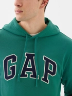 Bluza męska z kapturem z nadrukiem GAP 868460-00 L Zielona (1200132977914) - obraz 4