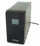 Блок безперебійного живлення EnerGenie EG-UPS-034 (LCD дисплей, USB порт, 1500VA, чорний колір)