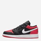Підліткові кеди для хлопчика Nike Air Jordan 1 Low (GS) 553560-066 40 Чорний/Червоний (196604828369) - зображення 3