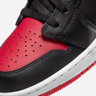 Підліткові кеди для хлопчика Nike Air Jordan 1 Low (GS) 553560-066 38 Чорний/Червоний (196604828338) - зображення 6