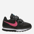 Buty sportowe dziecięce dla dziewczynki na rzepy Nike Md Runner 2 (TDV) 806255-020 19.5 Czarne (194272683549) - obraz 1