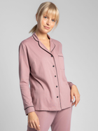 Koszula piżamowa damska bawełniana LaLupa LA019 L Różowa (5903887608688) - obraz 1
