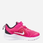Buty sportowe dziecięce dla dziewczynki na rzepy Nike Downshifter 10 (TDV) CJ2068-601 21 Różowe (194496216981) - obraz 1